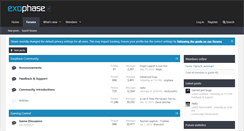 Desktop Screenshot of forums.exophase.com
